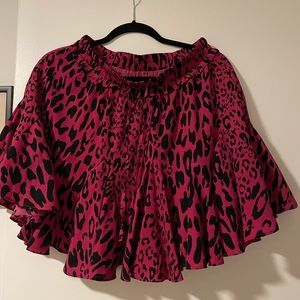 Buddy Love Pink Cheetah Skirt - M